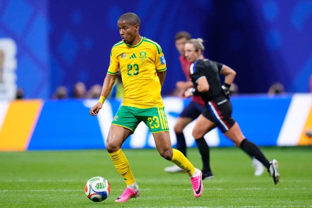 June 18, 2026, Arlington, Texas, United States: Jayden Adams of South Africa controls the ball during the FIFA World Cup, WM, Weltmeisterschaft, Fussball 2026 Group A match between Czechia and South Africa at Atlanta Stadium on June 18, 2026 in Atlanta, Georgia. Arlington United States - ZUMAa181 20260618_zaa_a181_038 Copyright: xJosexBretonx