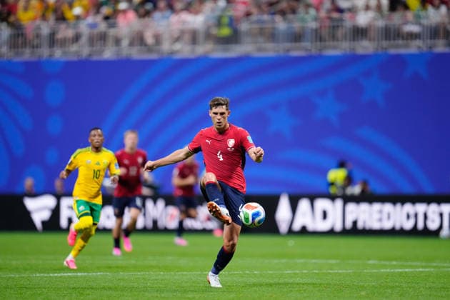Czechia v South Africa: Group A - FIFA World Cup, WM, Weltmeisterschaft, Fussball 2026 Robin Hranac of Czechia plays the ball during the FIFA World Cup 2026 Group A match between Czechia and South Africa at Atlanta Stadium on June 18, 2026 in Atlanta, Georgia. Atlanta GA United States  Copyright: xJosexBretonx originalFilename:bretonhernandez-czechiav260618_npHAK.jpg