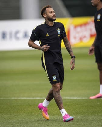 Neymar of Brazil during Brazil training session at Columbia Park training center in Morristown, Usa, today June 18, 2026. Photo: Ricardo Nogueira Sports Press Photo  Copyright: xRicardoxNogueirax xSportsxPressxPhotox Sportspressphoto_SPR169867