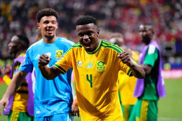 Czechia v South Africa: Group A - FIFA World Cup, WM, Weltmeisterschaft, Fussball 2026 Teboho Mokoena of South Africa celebrates during the FIFA World Cup 2026 Group A match between Czechia and South Africa at Atlanta Stadium on June 18, 2026 in Atlanta, Georgia. Atlanta GA United States  Copyright: xJosexBretonx originalFilename:bretonhernandez-czechiav260618_nps0v.jpg