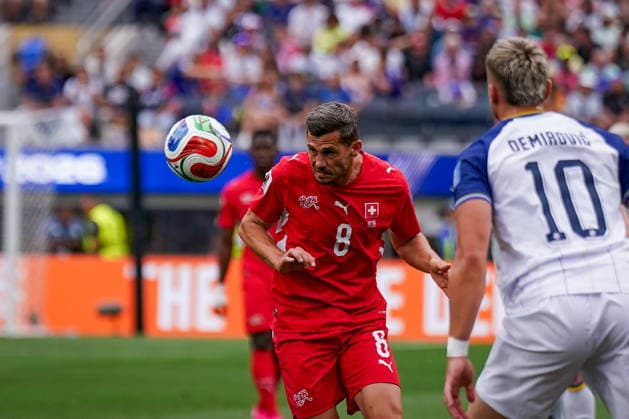 USA Soccer 2026 FIFA World Cup Group Stage Group B Switzerland vs. Bosnia and Herzegovina Los Angeles Stadium (SoFi Stadium) Inglewood, Los Angeles County, California Remo Freuler Switzerland, 8,detected_source_language Copyright: xJOERANxSTEINSIEKx