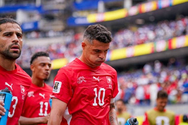 USA Soccer 2026 FIFA World Cup Group Stage Group B Switzerland vs. Bosnia and Herzegovina Los Angeles Stadium (SoFi Stadium) Inglewood, Los Angeles County, California Granit Xhaka Switzerland, 10,detected_source_language Copyright: xJOERANxSTEINSIEKx