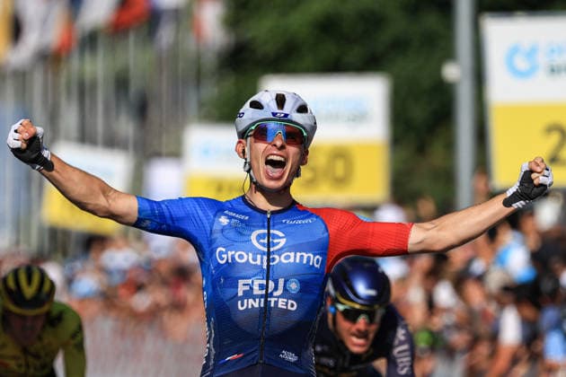 89th Tour De Suisse 2026 - Stage 2 Romain Gregoire of France and Team Groupama - FDJ wins Stage 2 of the 89th Tour de Suisse 2026 in Locarno, Switzerland, on June 18, 2026. Locarno Switzerland  Copyright: xPalxGöllnerx originalFilename:gollner-notitle260618_npB0H.jpg