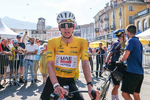 89th Tour De Suisse 2026 - Stage 2 Tadej Pogacar of Slovenia and UAE Team Emirates - XRG is seen after the finish line at Stage 2 of the 89th Tour de Suisse 2026 in Locarno, Switzerland, on June 18, 2026. Locarno Switzerland  Copyright: xPalxGöllnerx originalFilename:gollner-notitle260618_npf3g.jpg
