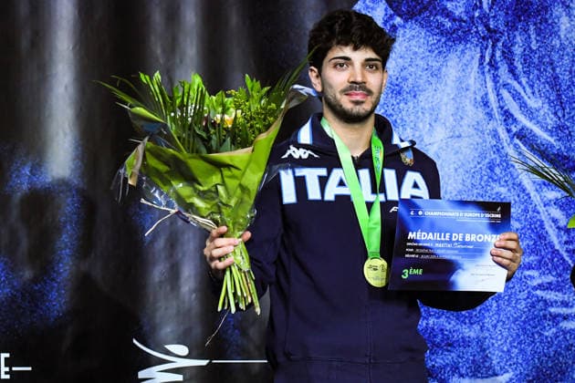 ESCRIME : Championnat d Europe Antony 2026 - 18 06 2026 Tommaso Martini (ITA) AntonyFrance  Copyright: xBaptistexAutissierx