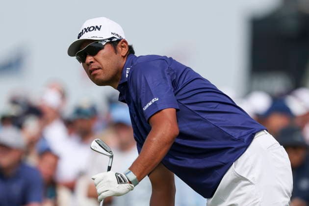 US Open Golf Championship - Round 1 Hideki Matsuyama of Japan prepares to tee off during the first round of the 2026 US Open golf tournament at Shinnecock Hills Golf Club in Southampton, New York, USA, 18 June 2026. SOUTHAMPTON NEW YORK UNITED STATES  Copyright: xSARAHxYENESELx