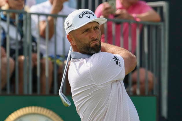 US Open Golf Championship - Round 1 Jon Rahm of Spain tees off during the first round of the 2026 US Open golf tournament at Shinnecock Hills Golf Club in Southampton, New York, USA, 18 June 2026. SOUTHAMPTON NEW YORK UNITED STATES  Copyright: xSARAHxYENESELx
