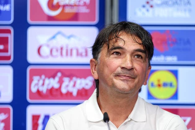 Croatia Training And press conference, PK, Pressekonferenz - FIFA World Cup, WM, Weltmeisterschaft, Fussball 2026 Head Coach of Croatia Zlatko Dalic speaks with a media during the press conference of Croatia National Football Team at training centre at Episcopal High School on June 18, 2026 in Alexandria, Virginia.  IgorxKralj PIXSELL