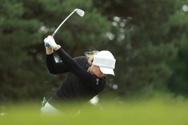 Meijer LPGA, Golf Damen Classic BELMONT, MICHIGAN - JUNE 18: Cassie Porter of Australia plays her tee shot on the 5th hole during the first round of the Meijer LPGA Classic for Simply Give golf tournament at Blythefield Country Club in Belmont, MI, USA Thursday, June 18, 2026. Belmont Michigan United States  Copyright: xJorgexLemusx originalFilename:lemus-meijerlp260618_npWjK.jpg