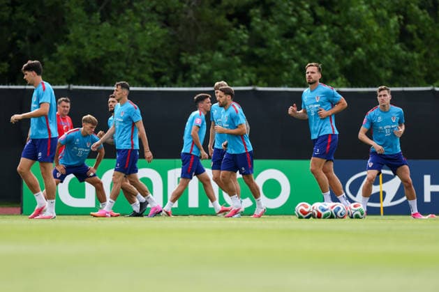 Croatia Training And press conference, PK, Pressekonferenz - FIFA World Cup, WM, Weltmeisterschaft, Fussball 2026 Players of Croatia during the training session at training centre at Episcopal High School on June 18, 2026 in Alexandria, Virginia.  IgorxKralj PIXSELL
