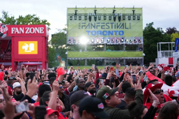 Football, 2026 FIFA World Cup, Canada – Qatar, Fan Fest in Toronto