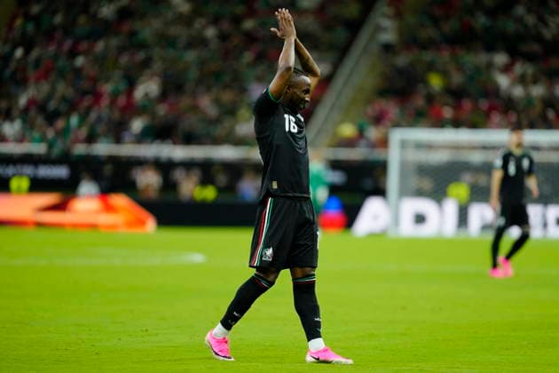 FIFA World Cup, WM, Weltmeisterschaft, Fussball 2026 - Group A - Mexico vs South Korea Julian Quinones of Mexico celebrates at the end of a Group A match in the FIFA World Cup 2026 Mexico against South Korea at Akron Stadium in Guadalajara, Mexico, 18 June 2026. GUADALAJARA Mexico  Copyright: xFranciscoxGuascox
