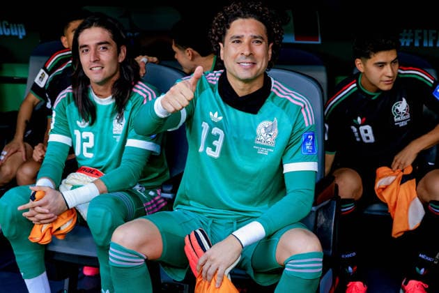 FIFA WORLD CUP 2026 MEXICO VS SOUTH KOREA FIFA WORLD CUP 2026 MEXICO VS SOUTH KOREA MEXICO VS SOUTH KOREA 06 18 2026 GUADALAJARA, JALISCO Action photo of Carlos Acevedo (L) and Guillermo Ochoa of Mexico during a Round 1 Group A match of the 2026 FIFA World Cup, held at Estadio Guadalajara in Guadalajara, Jalisco Action photo of Carlos Acevedo (L) and Guillermo Ochoa of Mexico, during a Round 1 Group A match of the 2026 FIFA World Cup, held at the Estadio Guadalajara in Guadalajara, Jalisco. PHOTO BY IMAGENSHOP PHOTO AGENCY GUADALAJARA, JALISCO, MEXICO,detected_source_language Copyright: xJorgexReyesx