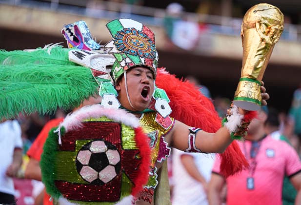 (260619) -- GUADALAJARA, June 19, 2026 -- A fan of Mexico cheers before a group A match between Mexico and South Korea at the 2026 FIFA World Cup, WM, Weltmeisterschaft, Fussball at Guadalajara Stadium in Guadalajara, Mexico, June 18, 2026. Li Muzi) (SP)MEXICO-GUADALAJARA-FOOTBALL-FIFA WORLD CUP-GROUP A-MEX VS KOR MartinxZabala 