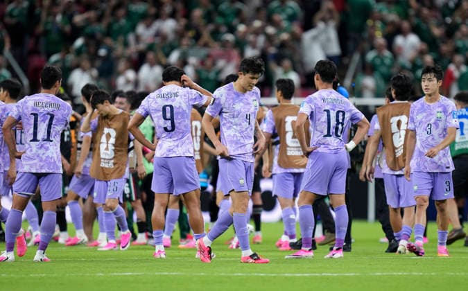 (260619) -- GUADALAJARA, June 19, 2026 -- Players of South Korea are pictured after a group A match between Mexico and South Korea at the 2026 FIFA World Cup, WM, Weltmeisterschaft, Fussball at Guadalajara Stadium in Guadalajara, Mexico, June 18, 2026. (Photo by Xinhua) (SP)MEXICO-GUADALAJARA-FOOTBALL-FIFA WORLD CUP-GROUP A-MEX VS KOR MartinxZabala 