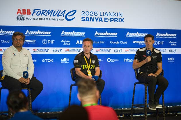 2026 FORMULA E SANYA ePRIX JAMES Ian (gbr), Jaguar TCS Racing Team Principal, portrait press conference, PK, Pressekonferenz conference de presse during the 2026 Sanya ePrix, 11th round of the 2025-26 ABB FIA Formula E World Championship, WM, Weltmeisterschaft on the Sanya Street Circuit from June 18 to 20, 2026 in Sanya, China - SanyaChina  Copyright: xCLEMENTxLUCKx