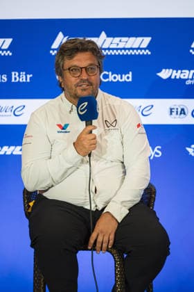 2026 FORMULA E SANYA ePRIX BERTRAND FrÃ dÃ ric, Mahindra Racing Team Principal and CEO, portrait press conference, PK, Pressekonferenz conference de presse during the 2026 Sanya ePrix, 11th round of the 2025-26 ABB FIA Formula E World Championship, WM, Weltmeisterschaft on the Sanya Street Circuit from June 18 to 20, 2026 in Sanya, China - SanyaChina  Copyright: xCLEMENTxLUCKx