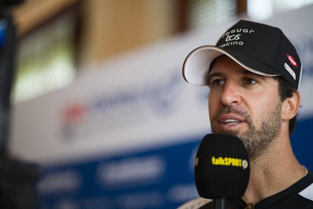 2026 FORMULA E SANYA ePRIX DA COSTA Antonio Felix (prt), Jaguar TCS Racing, Jaguar I-Type 7, portrait media pen during the 2026 Sanya ePrix, 11th round of the 2025-26 ABB FIA Formula E World Championship, WM, Weltmeisterschaft on the Sanya Street Circuit from June 18 to 20, 2026 in Sanya, China - SanyaChina  Copyright: xCLEMENTxLUCKx