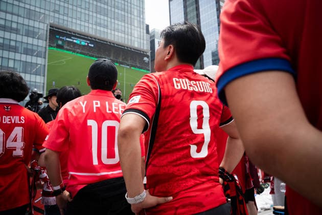 Football, 2026 FIFA World Cup, Mexico v South Korea, public viewing in Seoul