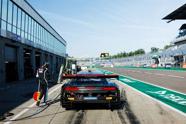 ADAC GT Masters, 5. + 6. Rennen DEKRA Lausitzring 2026 77 Audi R8 LMS GT3 EVO II, LIQUI MOLY Team Engstler Motorsport: Robin Rogalski, Simon Connor Primm - picture by Gruppe C Photography Schipkau Lausitzring Brandenburg Deutschland Copyright: xGruppexCxPhotographyx