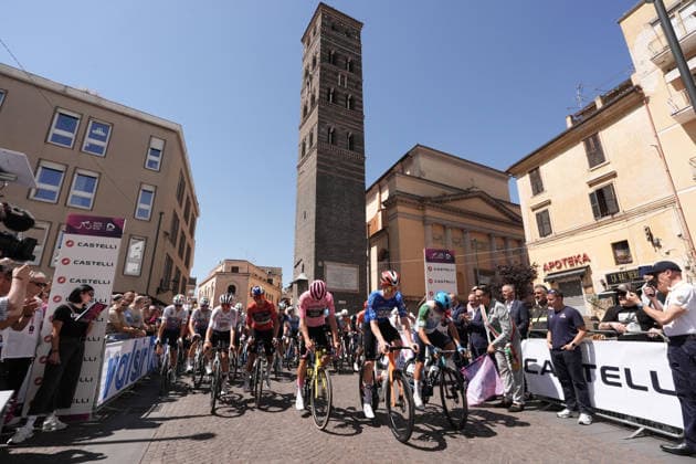 Start the race during Stage 6 of the Giro Next Gen 2026, from Velletri to Subiaco-Monte Livata, Italy, Friday, June 19, 2026.  Copyright: xMassimoxPaolone LaPressex