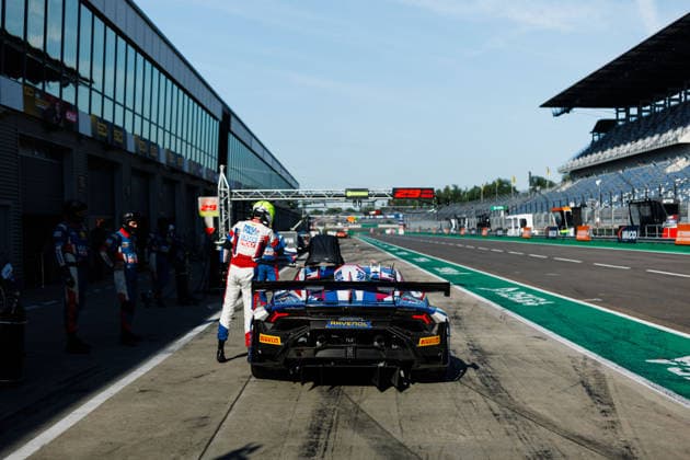 ADAC GT Masters, 5. + 6. Rennen DEKRA Lausitzring 2026 19 Lamborghini Huracan GT3 EVO 2, LIQUI MOLY Team Engstler Motorsport: Ethan Brown, Tim Hütter - picture by Gruppe C Photography Schipkau DEKRA Lausitzring Brandenburg Germany Copyright: xGruppexCxPhotographyx