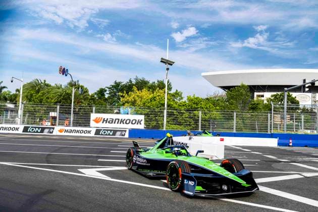 2026 FORMULA E SANYA ePRIX 14 ERIKSSON Joel (swe), Envision Racing, Jaguar I-Type 7, action during the 2026 Sanya ePrix, 11th round of the 2025-26 ABB FIA Formula E World Championship, WM, Weltmeisterschaft on the Sanya Street Circuit from June 18 to 20, 2026 in Sanya, China - SanyaChina  Copyright: xFabrizioxBoldonix