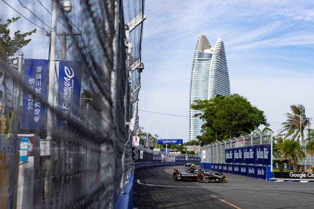 2026 FORMULA E SANYA ePRIX 07 GUNTHER Maximilian (ger), DS Penske, DS E-Tense FE25, action during the 2026 Sanya ePrix, 11th round of the 2025-26 ABB FIA Formula E World Championship, WM, Weltmeisterschaft on the Sanya Street Circuit from June 18 to 20, 2026 in Sanya, China - SanyaChina  Copyright: xJULIENxDELFOSSEx