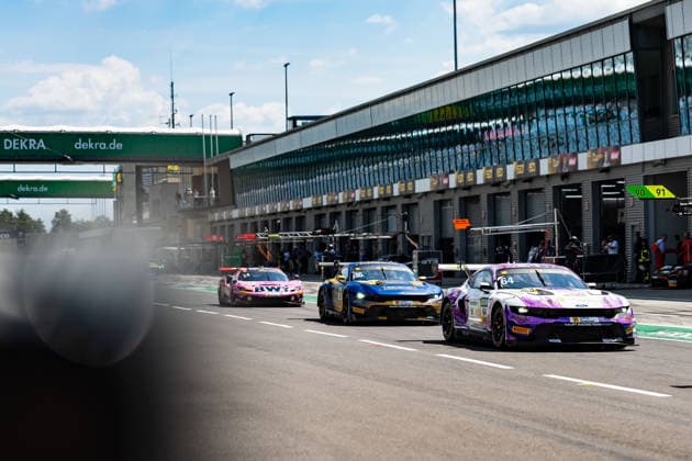 DTM, 5. + 6. Rennen DEKRA Lausitzring 2026 64 Ford Mustang GT3, HRT Ford Racing: Finn Wiebelhaus, 36 Ford Mustang GT3, HRT Ford Racing: Arjun Maini- picture by Gruppe C Photography Schipkau DEKRA Lausitzring Germany Copyright: xGruppexCxPhotographyx