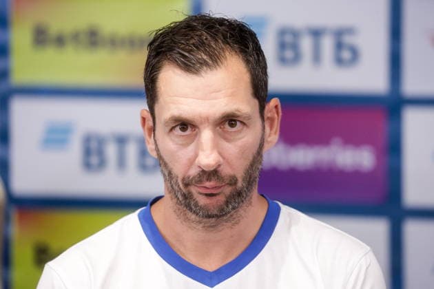 Football, Russia, Dynamo Moscow press conference with Sandro Schwarz