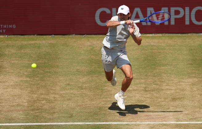 Alex de Minaur of Australia in action HSBC Queen s Club Championships, Day Fourteen, Tennis, Queen s Club, West Kensington, London, UK - 19 Jun 2026London Queen s Club United Kingdom  Copyright: xEllaxLing Shutterstockx 16929306af
