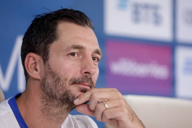 RUSSIA, KHIMKI - JUNE 19, 2026: FC Dynamo Moscow s head coach Sandro Schwarz at a press conference, PK, Pressekonferenz at the Novogorsk-Dynamo training centre in Khimki near Moscow New Head Coach Of FC Dynamo Moscow Sandro Schwarz Gives Press Conference  - ZUMAt113 20260619_zaa_t113_139 Copyright: xMikhailxSinitsynx