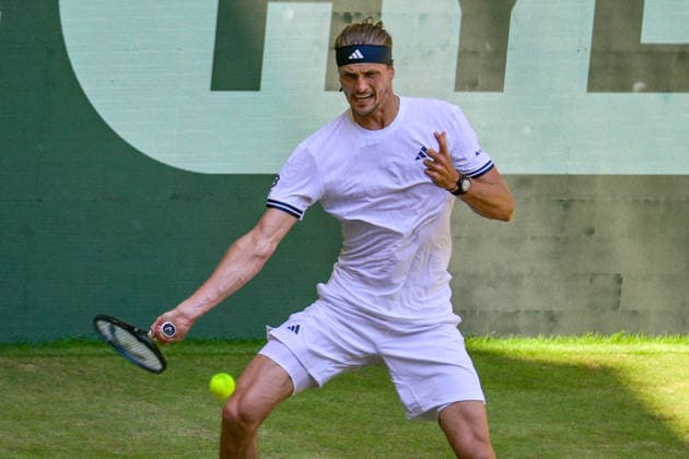 Alexander Zverev GER June 19, 2026 ¢ Tennis ¢ TERRA WORTMANN OPEN ¢ ATP 500, heristo arena Halle Westfalen, TERRA WORTMANN OPEN, North Rhine-Westphalia, Germany,detected_source_language Copyright: xpepphotox xPeterxEppingerx pep00321, pep_20260619_hm_375619