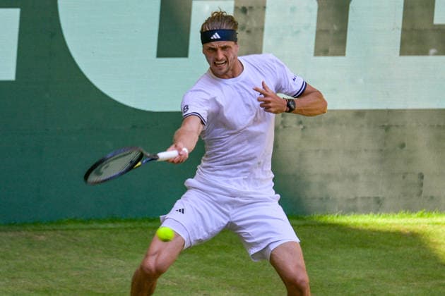 Alexander Zverev GER June 19, 2026 ¢ Tennis ¢ TERRA WORTMANN OPEN ¢ ATP 500, heristo arena Halle Westfalen, TERRA WORTMANN OPEN, North Rhine-Westphalia, Germany,detected_source_language Copyright: xpepphotox xPeterxEppingerx pep00321, pep_20260619_hm_375620