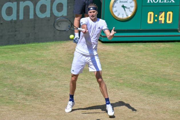 Alexander Zverev GER June 19, 2026 ¢ Tennis ¢ TERRA WORTMANN OPEN ¢ ATP 500, heristo arena Halle Westfalen, TERRA WORTMANN OPEN, North Rhine-Westphalia, Germany,detected_source_language Copyright: xpepphotox xPeterxEppingerx pep00321, pep_20260619_hm_375635