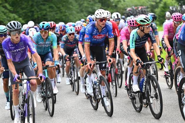 Tour de Suisse 2026 Stage 3 BAD RAGAZ, SWITZERLAND - JUNE 19 : Van Der Poel Mathieu (NED) of Alpecin - Premier Tech during stage 3 of the 89th edition of Tour de Suisse an UCI World Tour 2.UWT cycling road race stage for Men Elite of 157.9 km with start in Bad Ragaz and finish in Bad Ragaz on June 19, 2026 in Bad Ragaz, Switzerland, 19 06 2026 ( Motordriver Guy De Vuyst - Bad Ragaz Switzerland  Copyright: xVincentxKalutx
