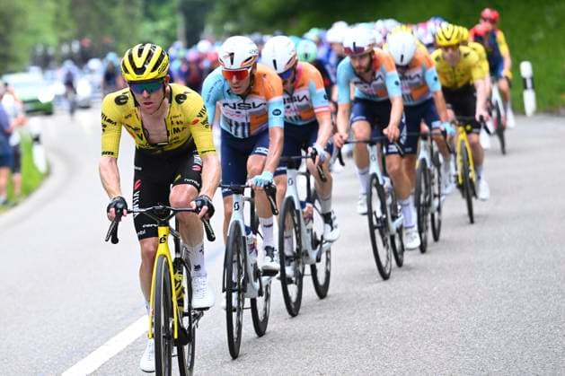 Tour de Suisse 2026 Stage 3 BAD RAGAZ, SWITZERLAND - JUNE 19 : Kruijswijk Steven (NED) of Team Visma Lease a Bike during stage 3 of the 89th edition of Tour de Suisse an UCI World Tour 2.UWT cycling road race stage for Men Elite of 157.9 km with start in Bad Ragaz and finish in Bad Ragaz on June 19, 2026 in Bad Ragaz, Switzerland, 19 06 2026 ( Motordriver Guy De Vuyst - Bad Ragaz Switzerland  Copyright: xVincentxKalutx