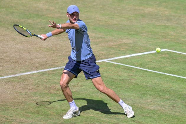 Raphael Collignon BEL June 19, 2026 ¢ Tennis ¢ TERRA WORTMANN OPEN ¢ ATP 500, heristo arena Halle Westfalen, TERRA WORTMANN OPEN, North Rhine-Westphalia, Germany,detected_source_language Copyright: xpepphotox xPeterxEppingerx pep00321, pep_20260619_hm_375553
