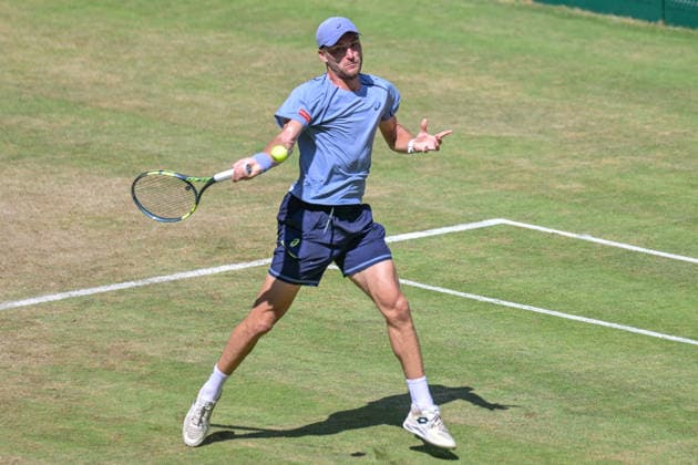 Raphael Collignon BEL June 19, 2026 ¢ Tennis ¢ TERRA WORTMANN OPEN ¢ ATP 500, heristo arena Halle Westfalen, TERRA WORTMANN OPEN, North Rhine-Westphalia, Germany,detected_source_language Copyright: xpepphotox xPeterxEppingerx pep00321, pep_20260619_hm_375557