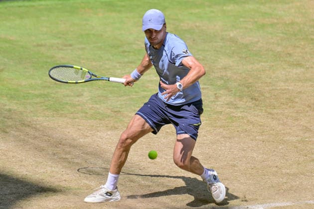 Raphael Collignon BEL June 19, 2026 ¢ Tennis ¢ TERRA WORTMANN OPEN ¢ ATP 500, heristo arena Halle Westfalen, TERRA WORTMANN OPEN, North Rhine-Westphalia, Germany,detected_source_language Copyright: xpepphotox xPeterxEppingerx pep00321, pep_20260619_hm_375602