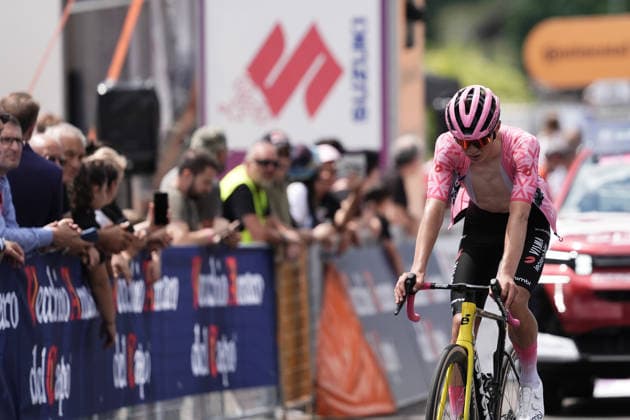 Belgium s Matisse Van Kerckhove of Team Visma Lease A Bike Development during Stage 6 of the Giro Next Gen 2026, from Velletri to Subiaco-Monte Livata, Italy, Friday, June 19, 2026.  Copyright: xMassimoxPaolone LaPressex