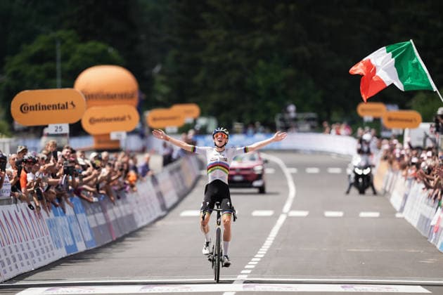 Italy s Lorenzo Mark Finn of Red Bull - Bora - Hansgrohe Rookies stage winner during Stage 6 of the Giro Next Gen 2026, from Velletri to Subiaco-Monte Livata, Italy, Friday, June 19, 2026.  Copyright: xMassimoxPaolone LaPressex