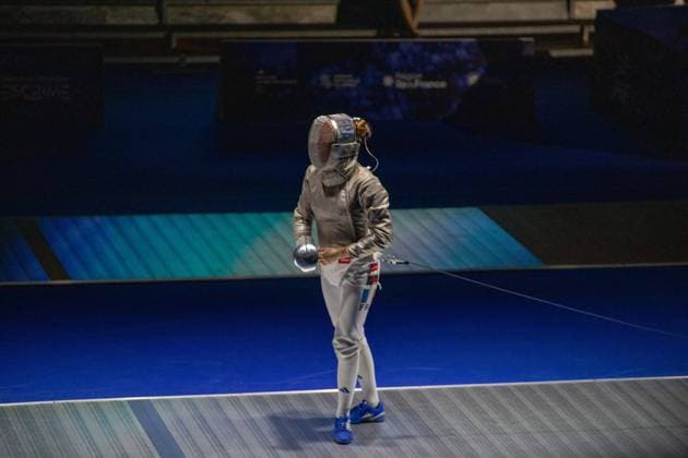 June 19, 2026, Antony, Hauts-De-Seine, France: Paris, France: France is facing Italy in semifinal of the Senior Team Women s Saber event at the 2026 Fencing European Championship, EM, Europameisterschaft France News - June 19, 2026  - ZUMAp284 20260619_zip_p284_077 Copyright: xMickaelxPintax