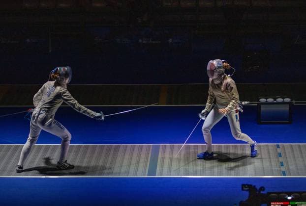 June 19, 2026, Antony, Hauts-De-Seine, France: Paris, France: France is facing Italy in semifinal of the Senior Team Women s Saber event at the 2026 Fencing European Championship, EM, Europameisterschaft Antony France - ZUMAp284 20260619_zip_p284_081 Copyright: xMickaelxPintax