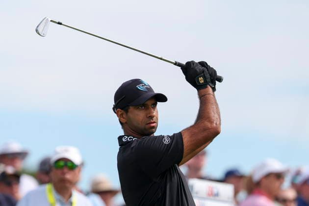 US Open Golf Championship - Round 2 Aaron Rai of England tees off during the second round of the 2026 US Open golf tournament at the Shinnecock Hills Golf Club in Southampton, New York, USA, 19 June 2026. SOUTHAMPTON NEW YORK UNITED STATES  Copyright: xSARAHxYENESELx