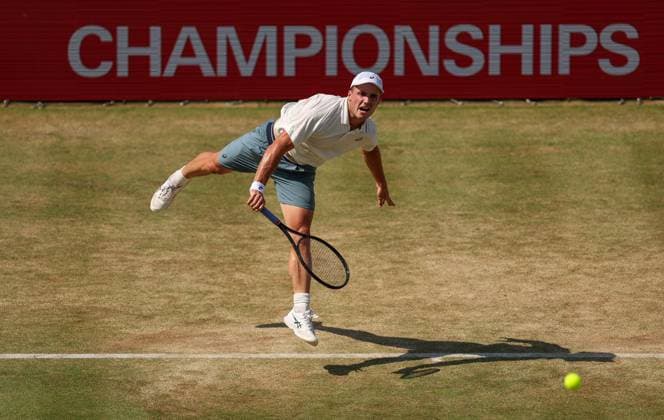 Arthur Fery of GB in action HSBC Queen s Club Championships, Day Fourteen, Tennis, Queen s Club, West Kensington, London, UK - 19 Jun 2026London Queen s Club United Kingdom  Copyright: xEllaxLing Shutterstockx 16929306bo