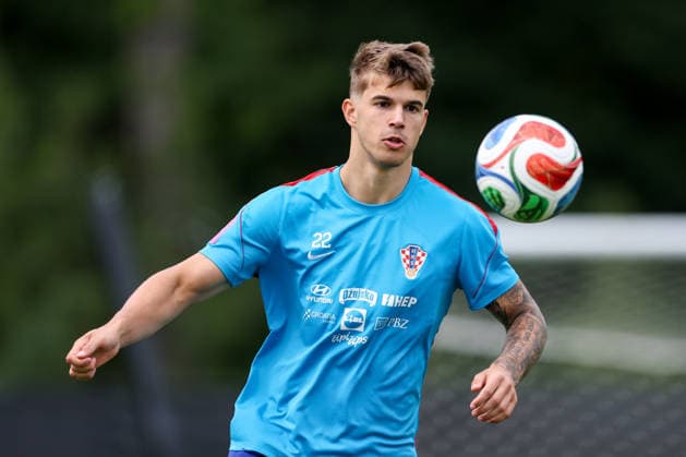 Croatia Training And press conference, PK, Pressekonferenz - FIFA World Cup, WM, Weltmeisterschaft, Fussball 2026 Luka Vuskovic of Croatia during the training session at training centre at Episcopal High School on June 19, 2026 in Alexandria, Virginia.  IgorxKralj PIXSELL