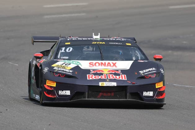 Marco Mapelli (I Red Bull Team Abt, 10), Lamborghini Temerario GT3, DTM (German Touring Car Championship) - Round 3 - Free Practice, DEKRA Lausitzring on 19.06.2026. Brandenburg Deutschland Copyright: xO.Frankex