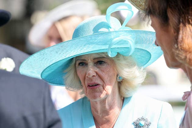 June 19, 2026, Ascot, Windsor, UK Portrait of Camilla, the Queen Consort Ascot Racecourse Royals, Portrait, Queen Camilla 260619D543ROYAL ASCOT JPG,detected_source_language