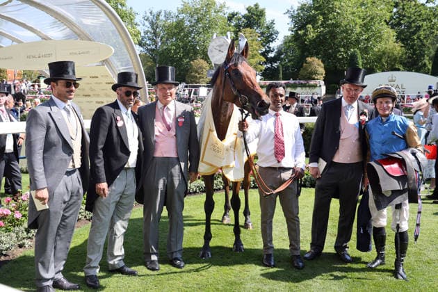 June 19, 2026, Ascot, Windsor, GBR Opportunity with James McDonald and his team after winning the Duke of Edinburgh Stakes at Ascot Racecourse Horse, Jockey, Opportunity, McDonald, Victory 260619D542ROYAL ASCOT JPG,detected_source_language